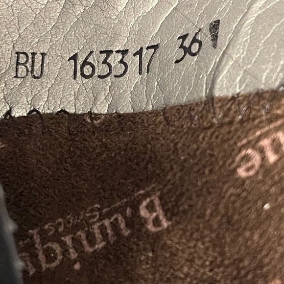 Black Leather Booties - Picture 7 of 7